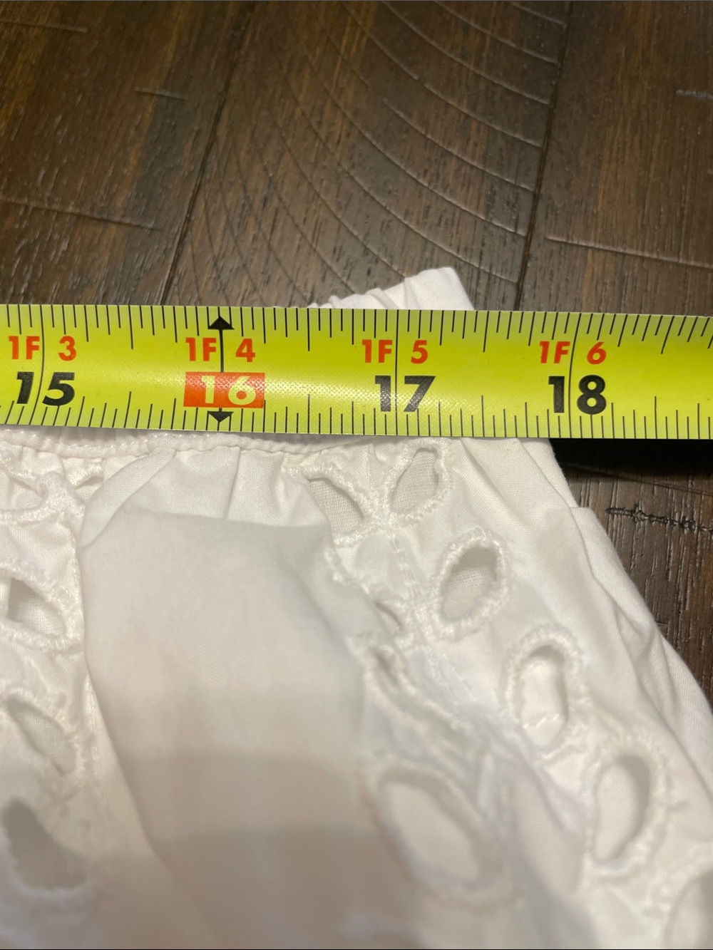 Frank & Eileen White Eyelet Midi Skirt - Picture 6 of 9